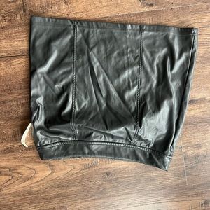 Garage leather skirt (M) - new with tags